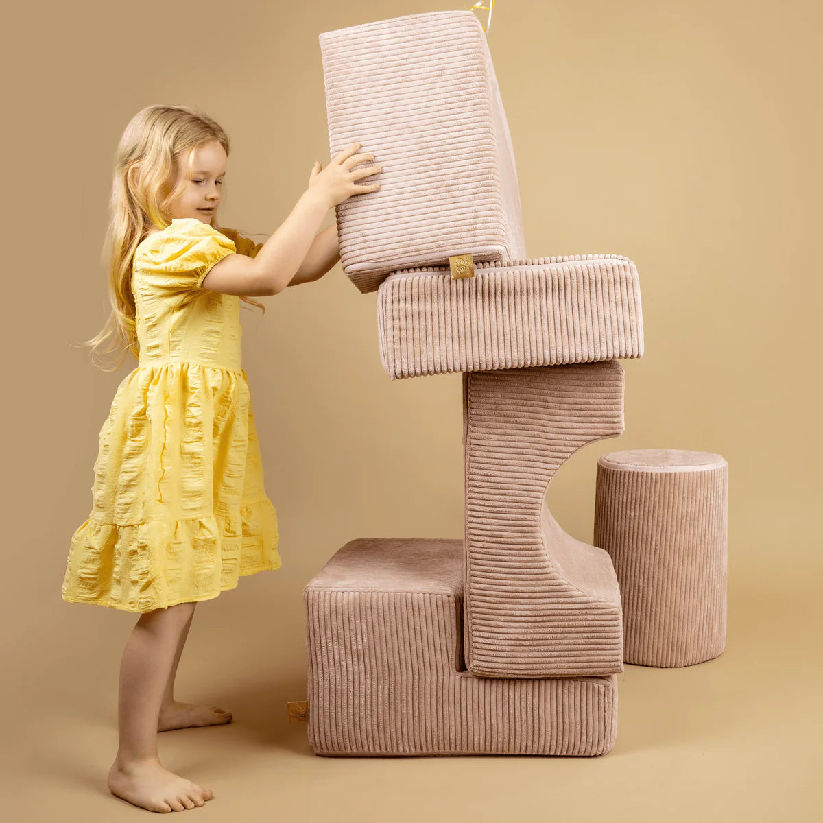 MeowBaby® Set za Igru s Bazenom — Ecru i Bijeli Biseri