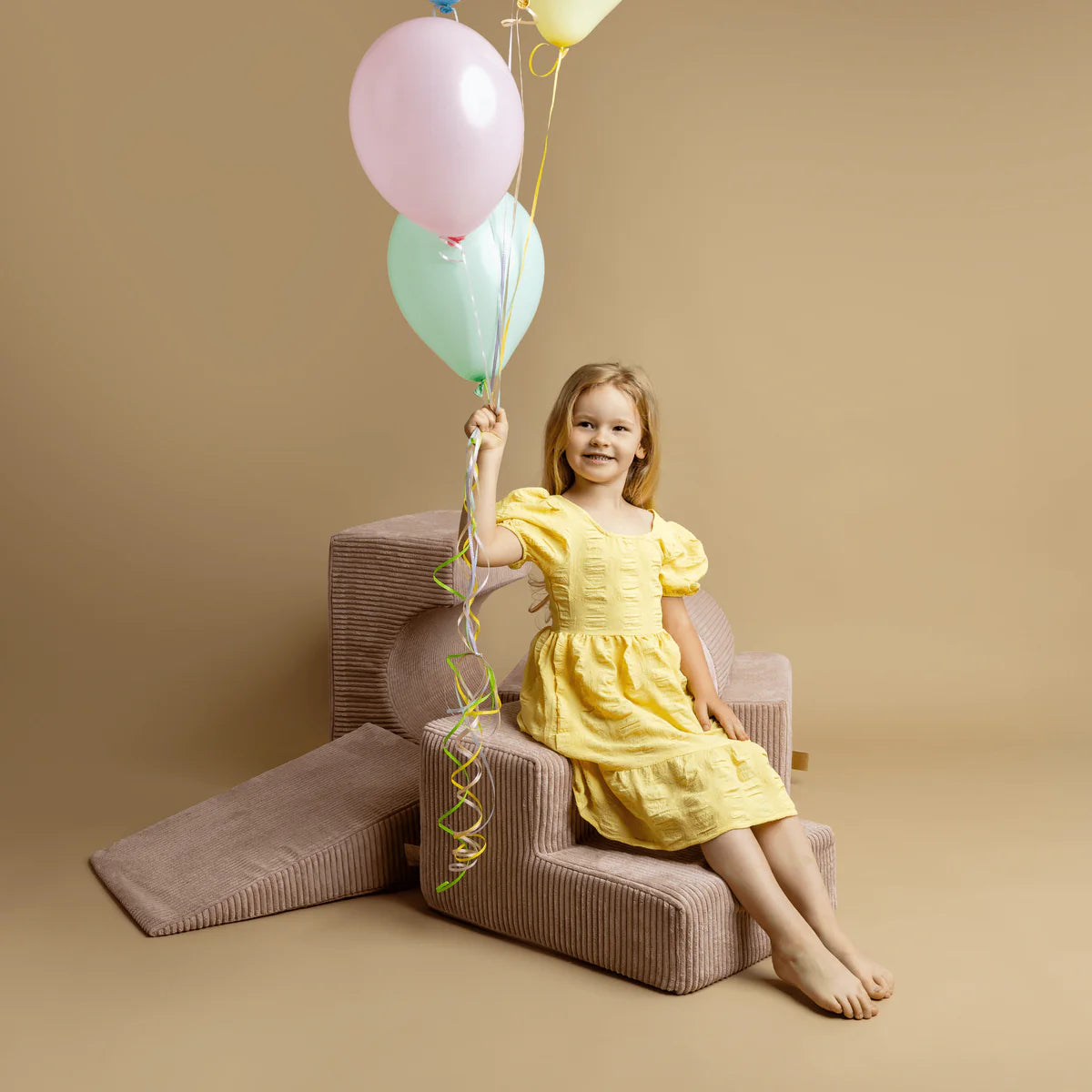 MeowBaby® Set za Igru s Bazenom — Ecru i Bijeli Biseri